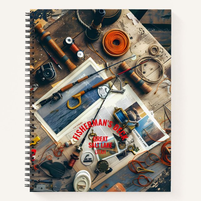 Fisherman’s Deck Custom Notebook (Front)
