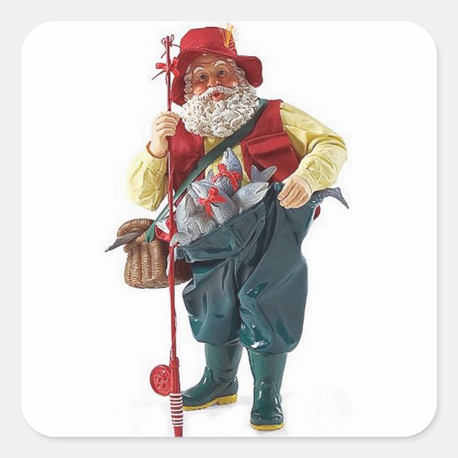 **FISHERMAN SANTA** STICKERS (Front)