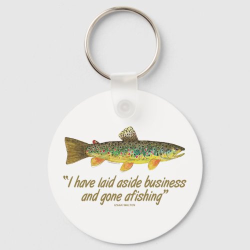 Fisherman Saying Keychain