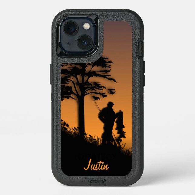 Fisherman Sports Personalized iPad Case (Back)