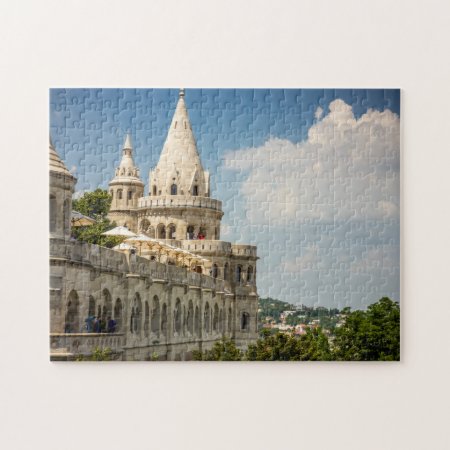 Fisherman's Bastion In Budapest, Hungary Jigsaw Puzzle