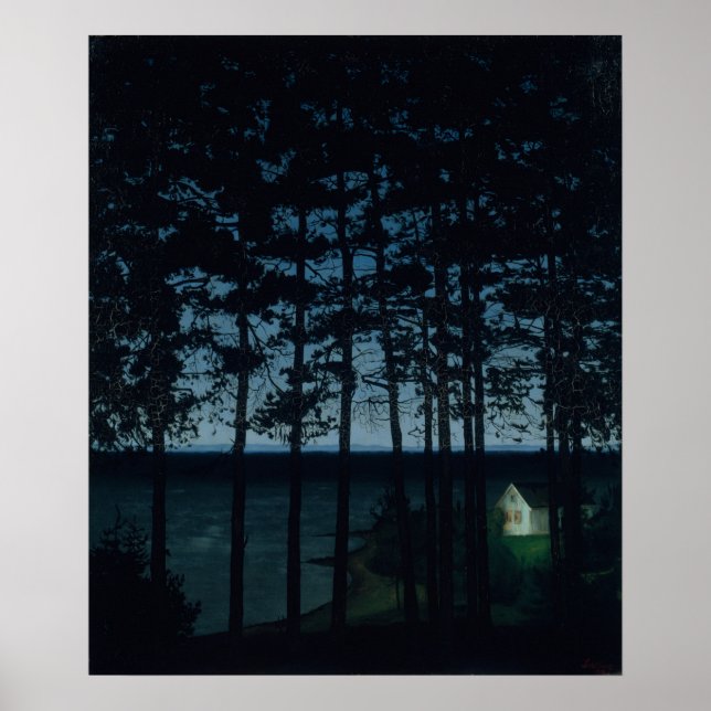 Fisherman's Cottage Wall Art Print (Front)