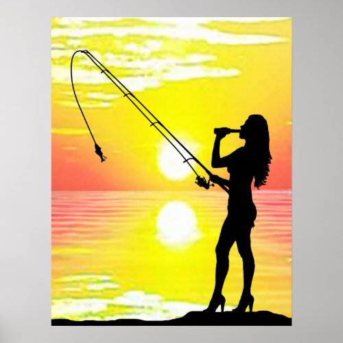 Fishermans Dream Girl Poster