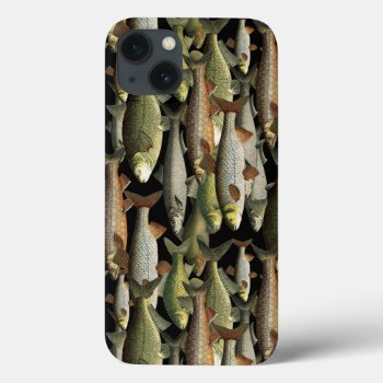 Fisherman's Fantasy Fish Pattern Iphone 13 Case by DP_Holidays at Zazzle