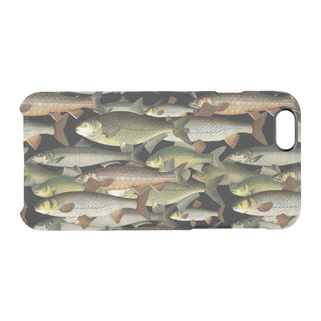 Fisherman's Fantasy Sportsman Pattern Uncommon iPhone Case (Back Horizontal)