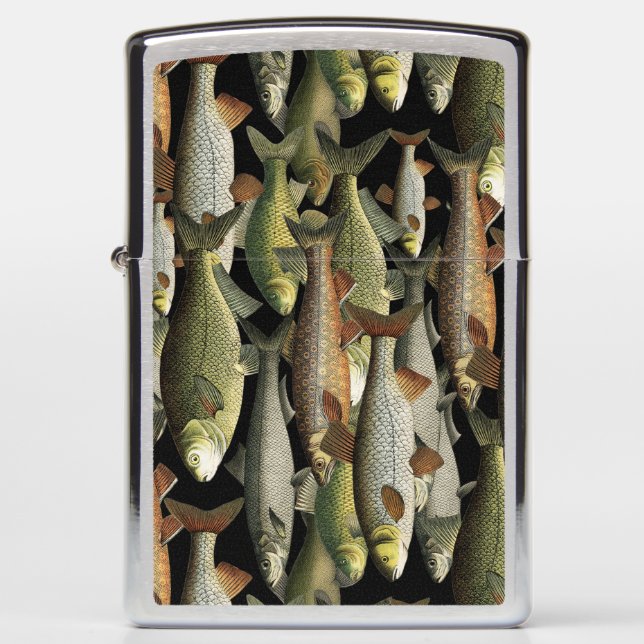Fisherman's Fantasy Sportsman Zippo Lighter (Front)