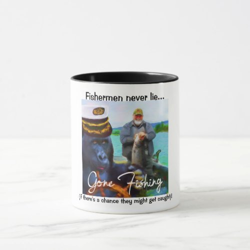 Fishermans Gone Fishing Coffee Mug