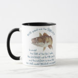 Fisherman's Prayer Mug<br><div class="desc">Walleye with humorous fisherman's prayer</div>
