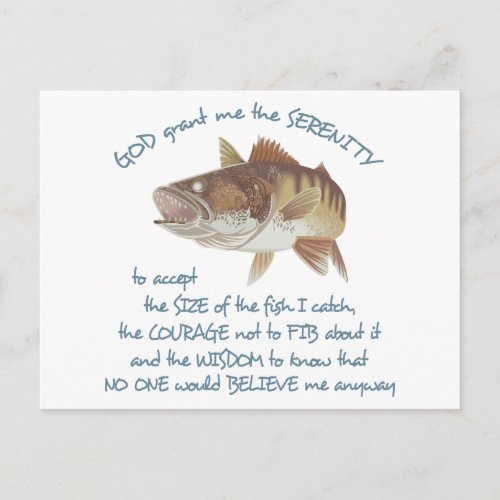 Fishermans Prayer Postcard