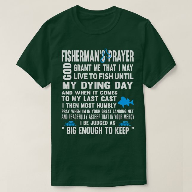 Fishermans Prayer T ,  T-Shirt (Design Front)