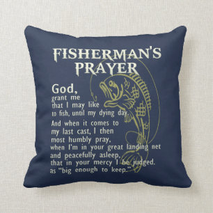 Fisherman's Prayer Throw Pillow