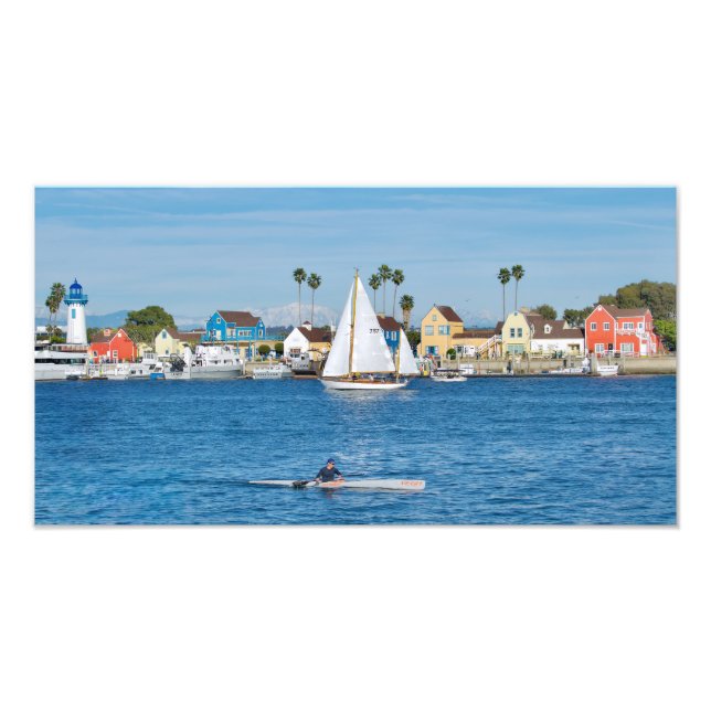 Fisherman's Village - Marina Del Rey, CA Photo Print (Front)