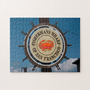 Fisherman's Wharf California. Jigsaw Puzzle