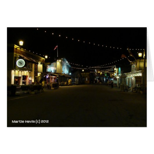 Fisherman's Wharf in Monterey Cards (Front Horizontal)