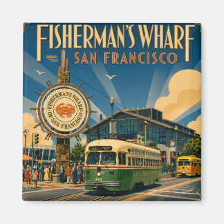 Fisherman's Wharf Magnet
