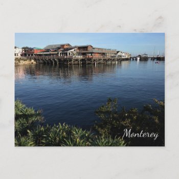 Fisherman's Wharf  Monterey  California Postcard by photog4Jesus at Zazzle