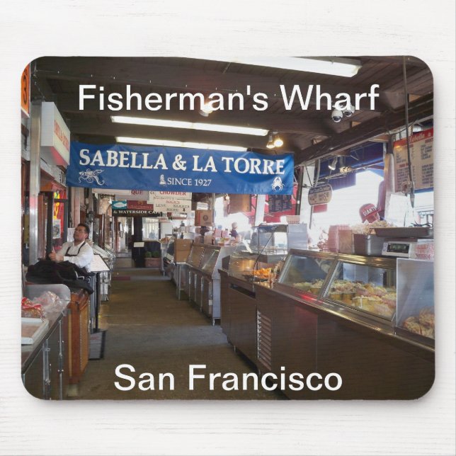Fisherman's Wharf Mousepad (Front)