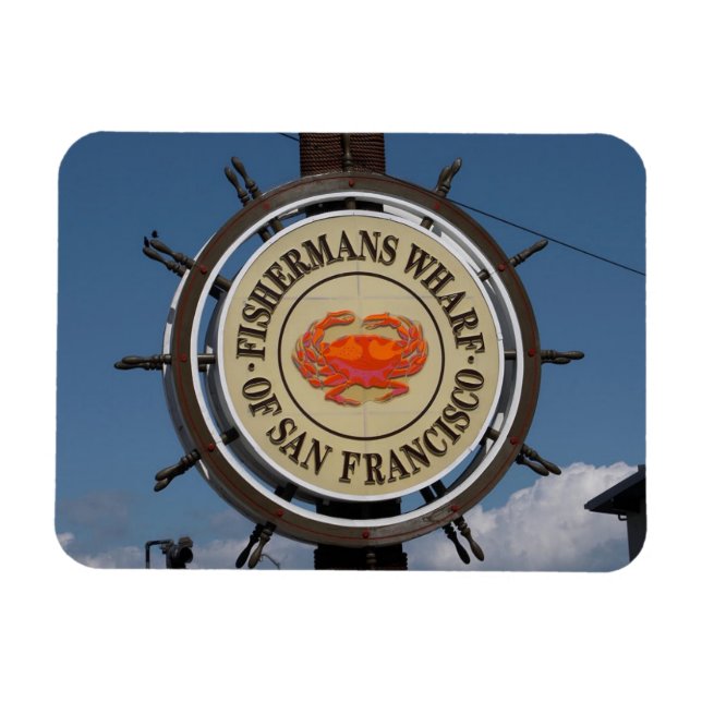 Fisherman's Wharf Sign Magnet (Horizontal)