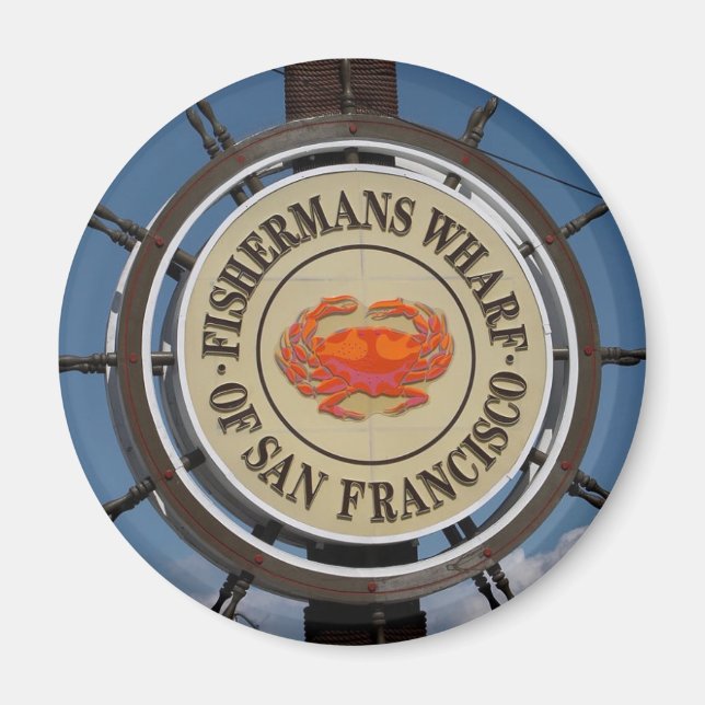 Fisherman's Wharf Sign Magnet (Front)