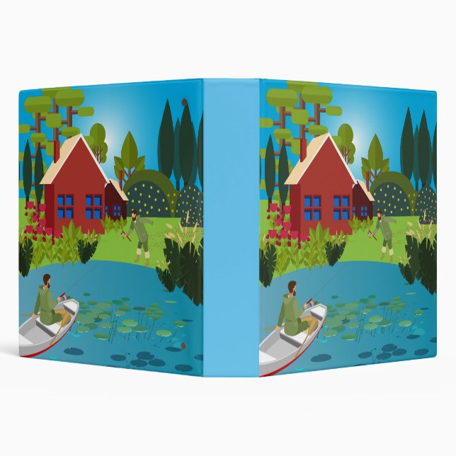 Fishermen 3 Ring Binder (Background)