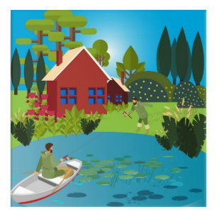 Fishermen Acrylic Print