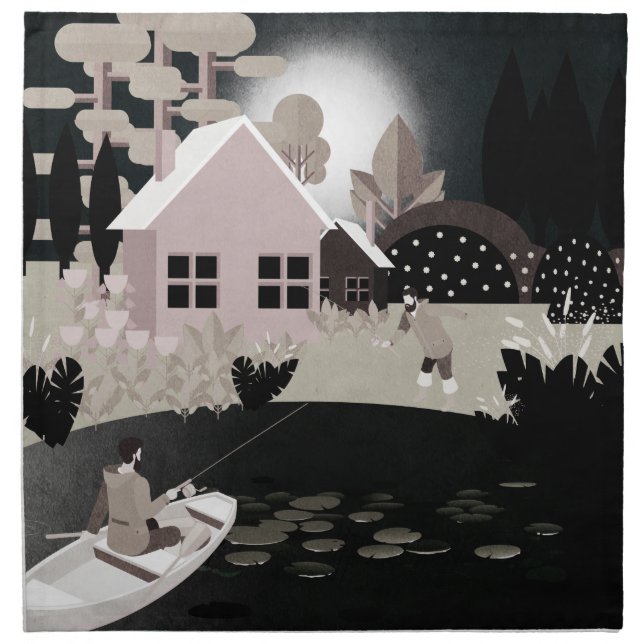 Fishermen Cloth Napkin (Front)