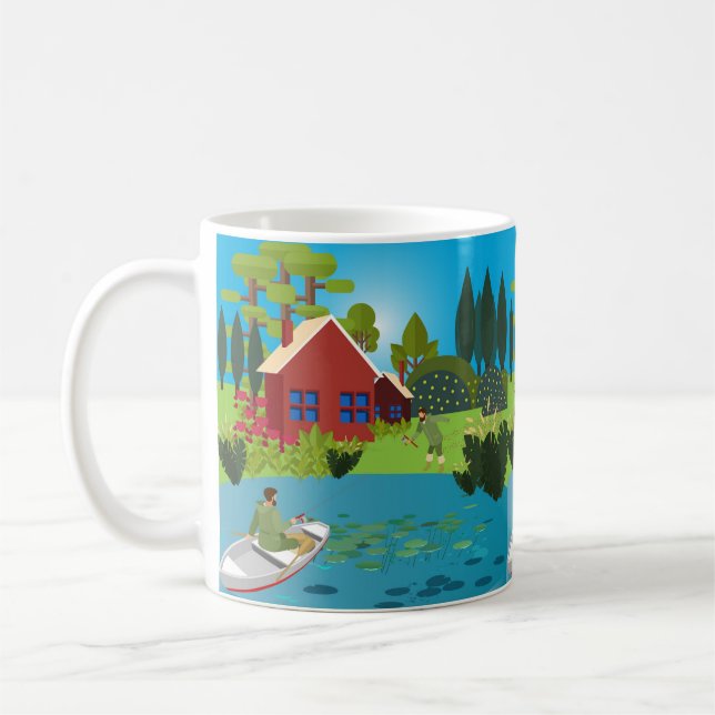 Fishermen Coffee Mug (Left)