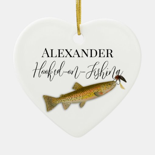 Fishermen Fly Fishing Ceramic Ornament Zazzle