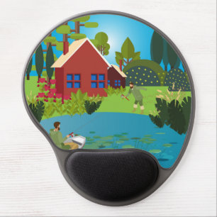 Fishermen Gel Mouse Pad