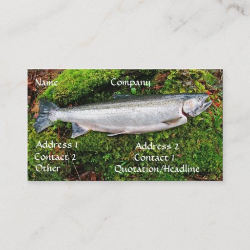 Customizable Fishermen Guide Business Card