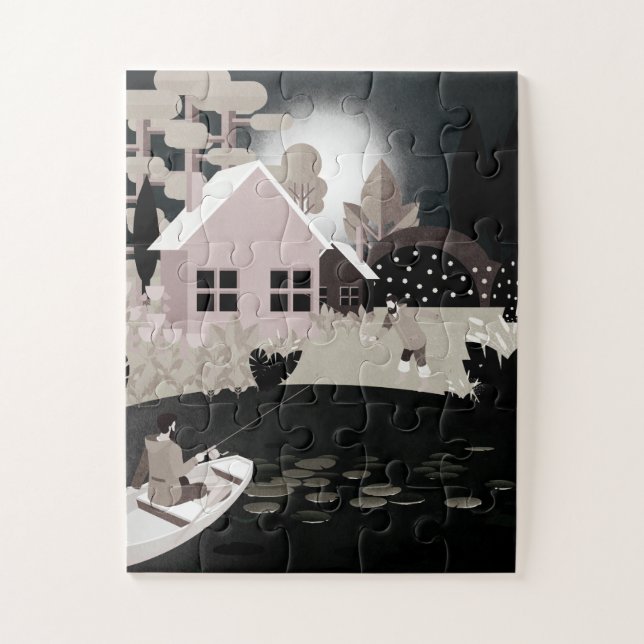 Fishermen Jigsaw Puzzle (Vertical)