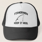 funny fishing, im down to fish hat