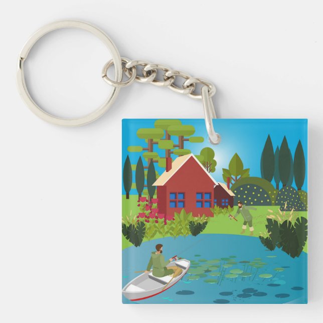 Fishermen Keychain (Front)