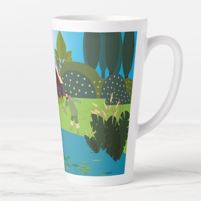 Fishermen Latte Mug (Right)