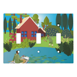 Fishermen Light Switch Cover