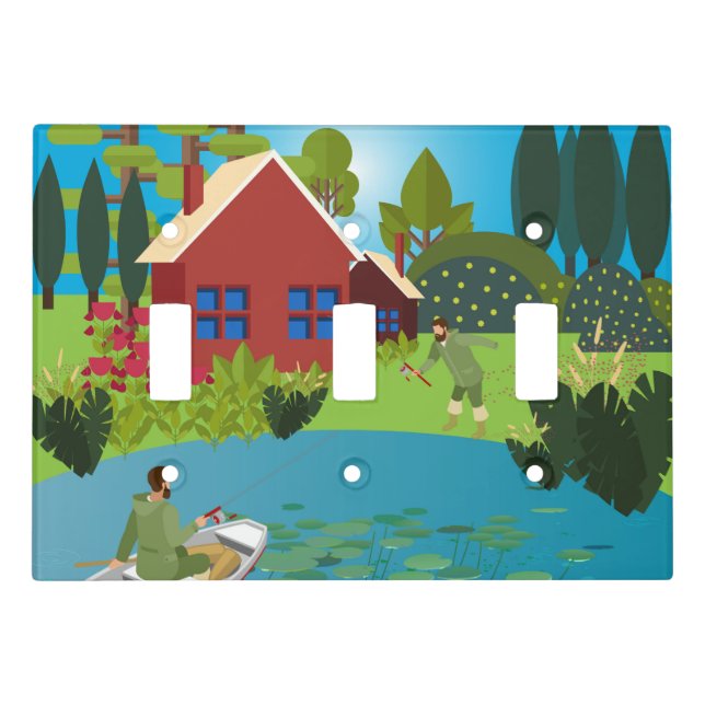 Fishermen Light Switch Cover (Front)