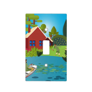 Fishermen Light Switch Cover