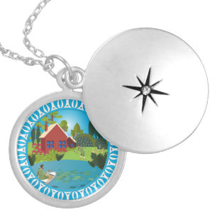 Fishermen Locket Necklace