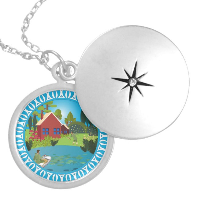 Fishermen Locket Necklace (Front)