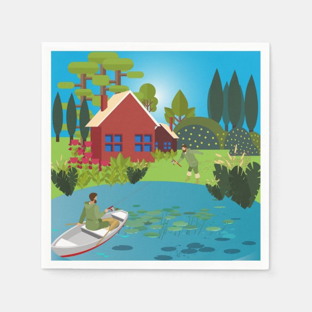 Fishermen Napkins (Front)