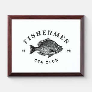 Fishermen Sea Club Award Plaque