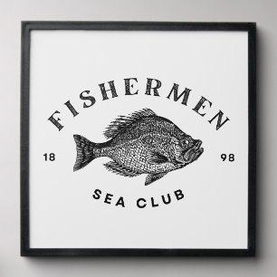 Fishermen Sea Club Peel And Stick Photo Tile
