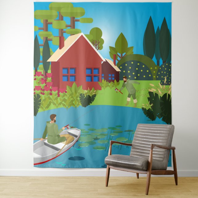 Fishermen Tapestry (In Situ)