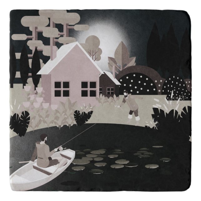 Fishermen Trivet (Front)