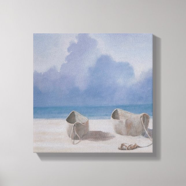 Fishermen's dugout Kilifi 2012 Canvas Print (Front)