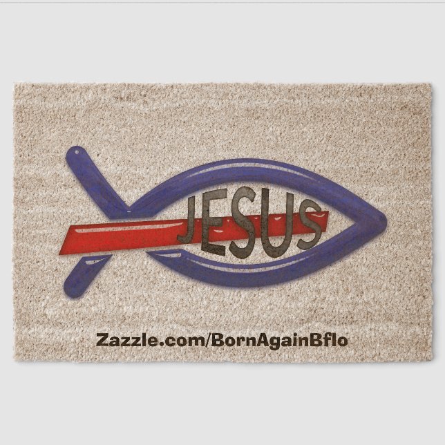 Fishers  fiber doormat (Front)