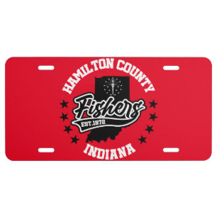 Fishers,Indiana License Plate