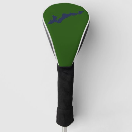 Fishers Island Logo Golf Club Cover  NavyGreen