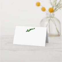 Fishers Island Logo Place Cards - Green
