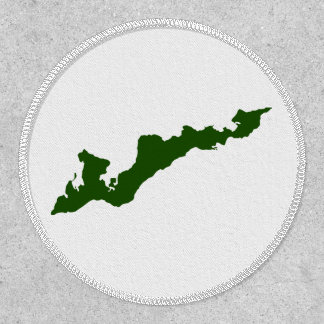 Fishers Island Patch – Green/White